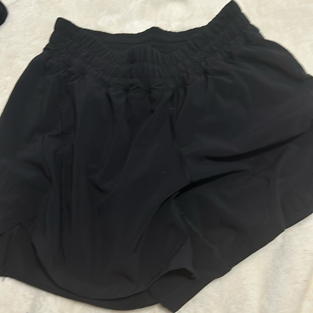 Lululemon track that shorts. 5”. Size 8. Black